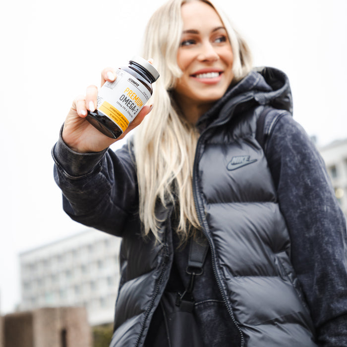 Iconfit Premium omega-3 capsules, 500 mg EPA & 250 mg DHA, 90 capsules
