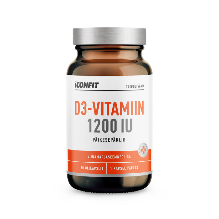 ICONFIT D3-Vitamiin 1200IU (90 Kapslit)