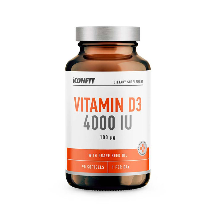 ICONFIT D3-Vitamiin 4000IU (90 Kapslit)