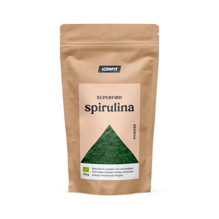 ICONFIT Orgaaniline Spirulina pulber (125g)