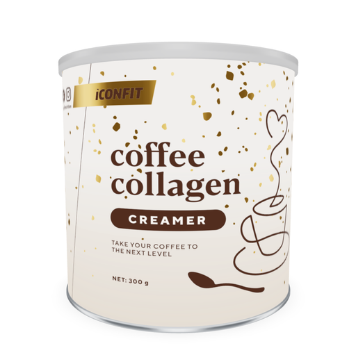 ICONFIT Coffee Collagen Creamer Vanilla 300g — 3D can, 4744130013191