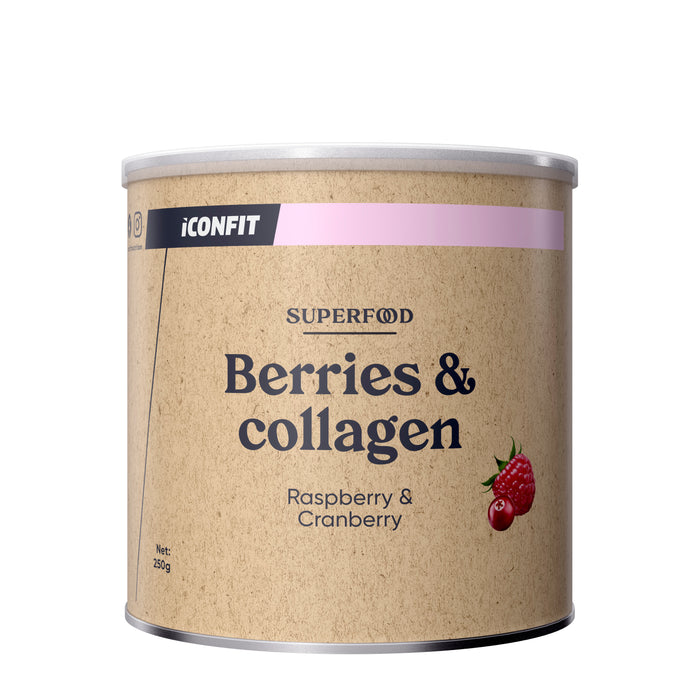 ICONFIT Collagen Superfood Raspberry and Cranberry 250 g jar