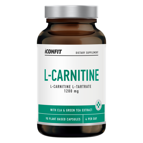ICONFIT L-Carnitine s CLA a zeleným čajem (90 kapslí)