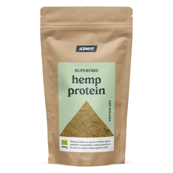 ICONFIT Superfoods Mahe kanepivalk 50% 200 g