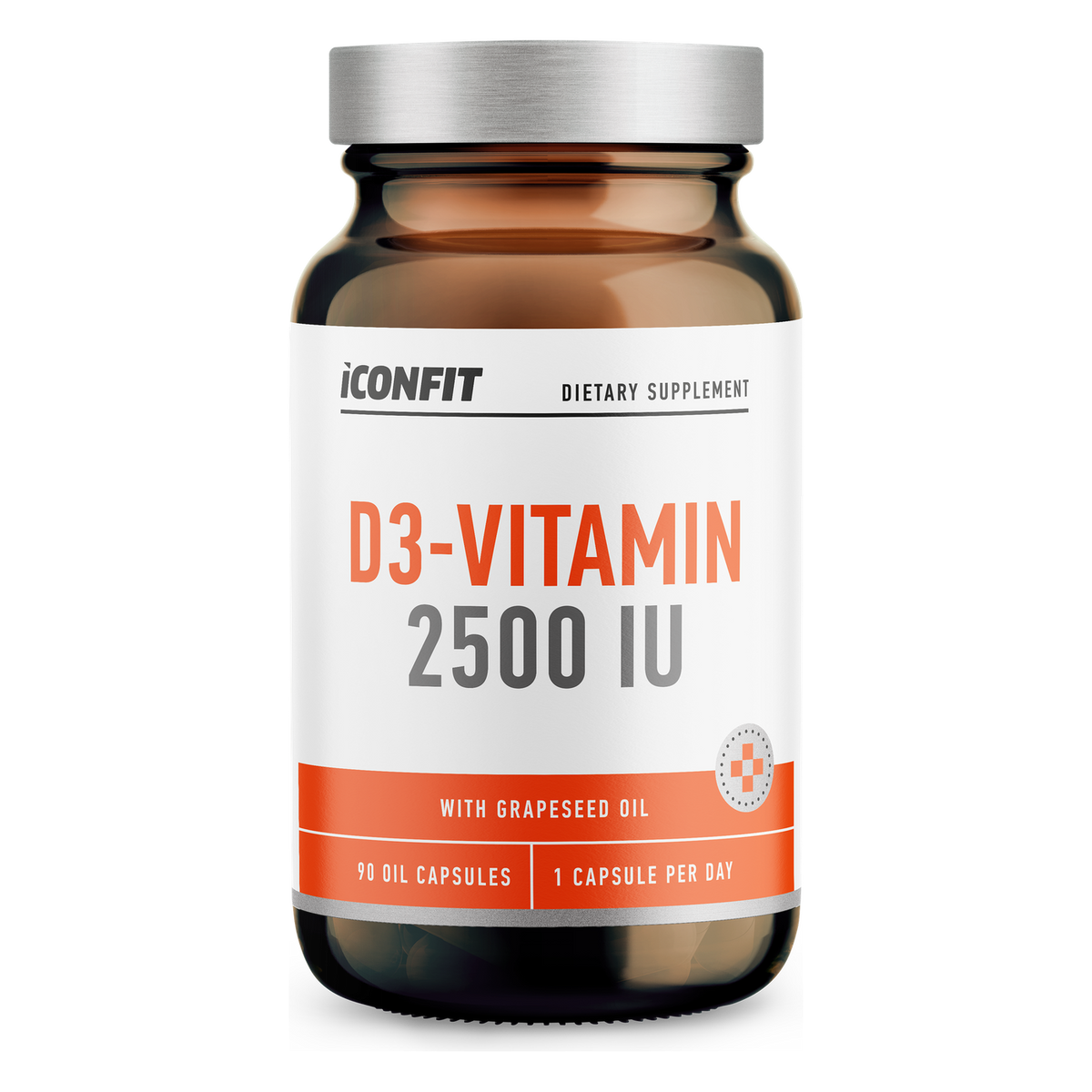 ICONFIT D3-vitamiin 2500 IU (90 kapslit)